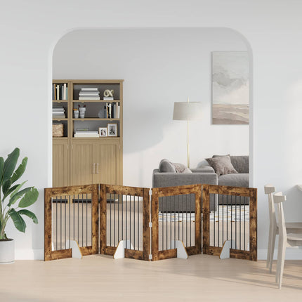 Opvouwbaar Hondenhek Met Standaards 4 St 401 Cm