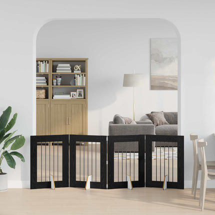 Opvouwbaar Hondenhek Met Standaards 4 St 401 Cm