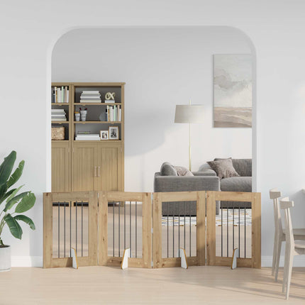 Opvouwbaar Hondenhek Met Standaards 4 St 401 Cm
