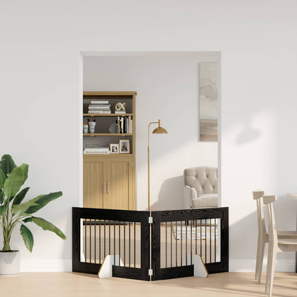 Opvouwbaar Hondenhek Met Standaards 4 St 401 Cm