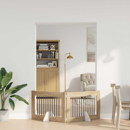 Opvouwbaar Hondenhek Met Standaards 4 St 401 Cm