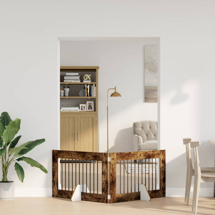 Opvouwbaar Hondenhek Met Standaards 4 St 401 Cm