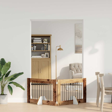 Opvouwbaar Hondenhek Met Standaards 4 St 401 Cm