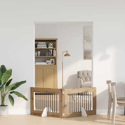 Opvouwbaar Hondenhek Met Standaards 4 St 401 Cm
