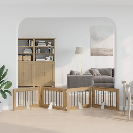 Opvouwbaar Hondenhek Met Standaards 4 St 401 Cm