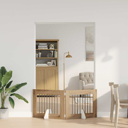 Opvouwbaar Hondenhek Met Standaards 4 St 401 Cm