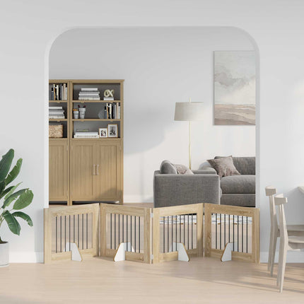 Opvouwbaar Hondenhek Met Standaards 4 St 401 Cm