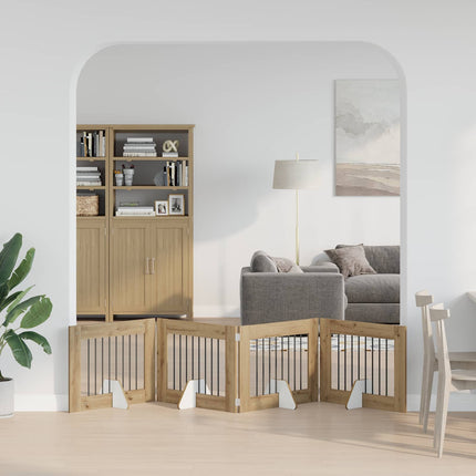 Opvouwbaar Hondenhek Met Standaards 4 St 401 Cm