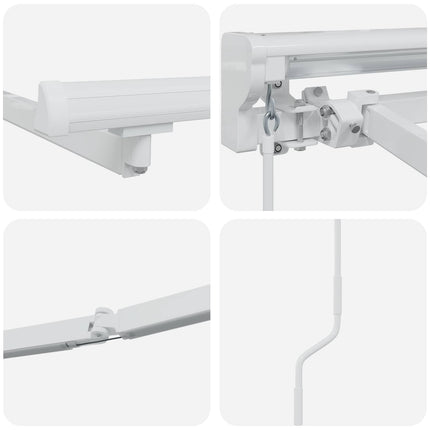 Handmatige Luifelhouder Met Led's Aluminium