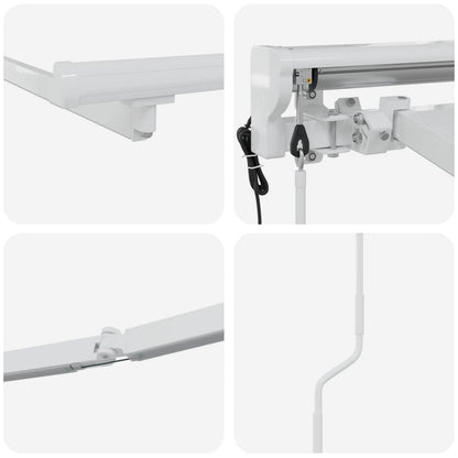 Elektrisch Zonnescherm Frame Met Led's Aluminium
