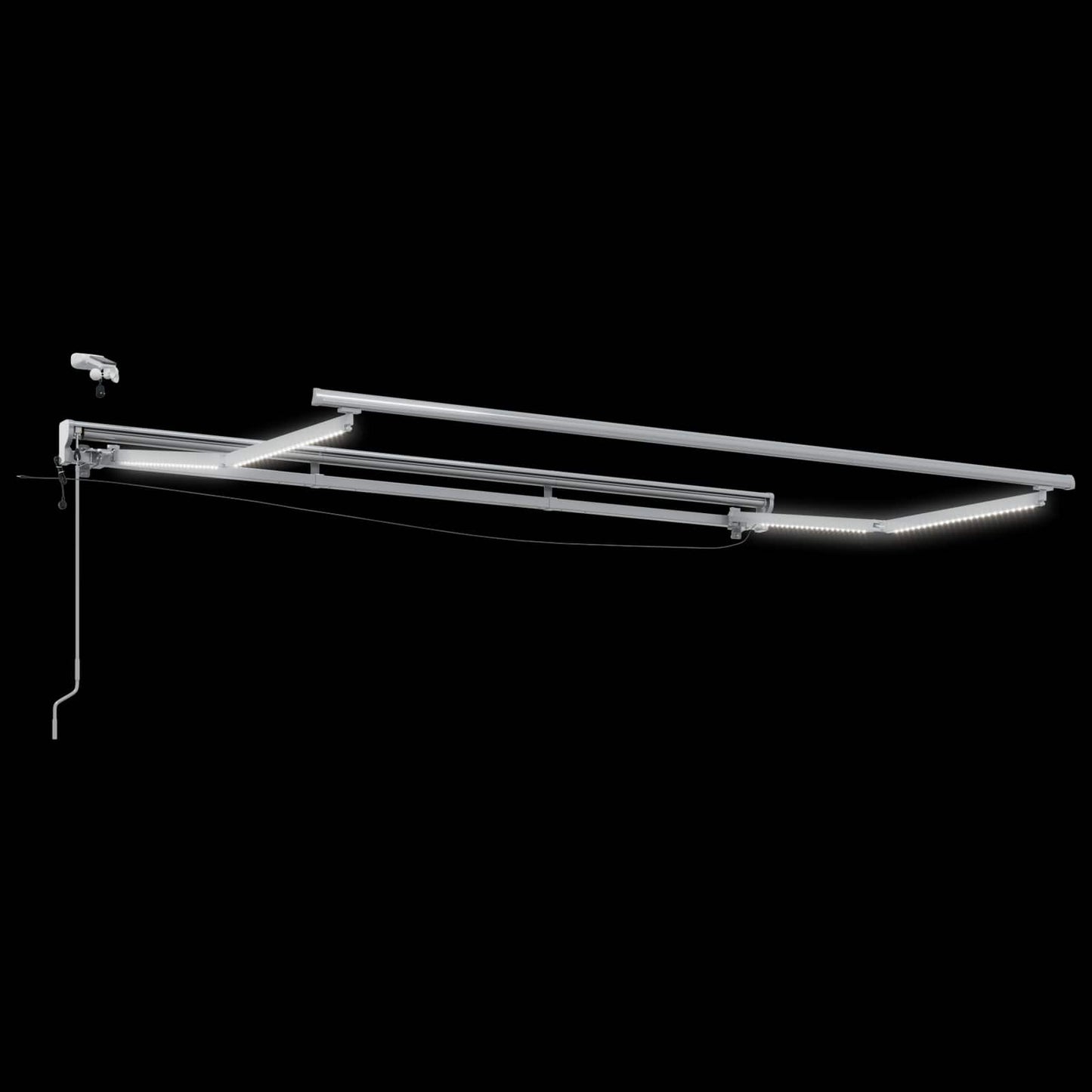 Elektrisch Zonnescherm Frame Met Led's Aluminium