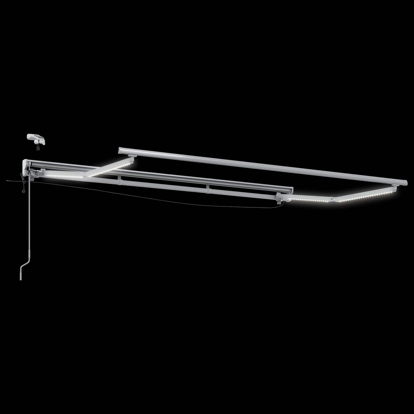 Elektrisch Zonnescherm Frame Met Led's Aluminium