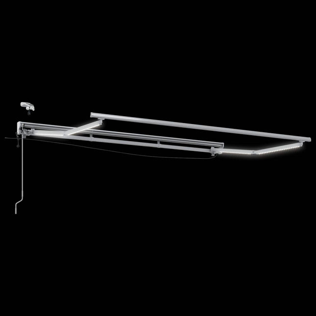 Elektrisch Zonnescherm Frame Met Led's Aluminium