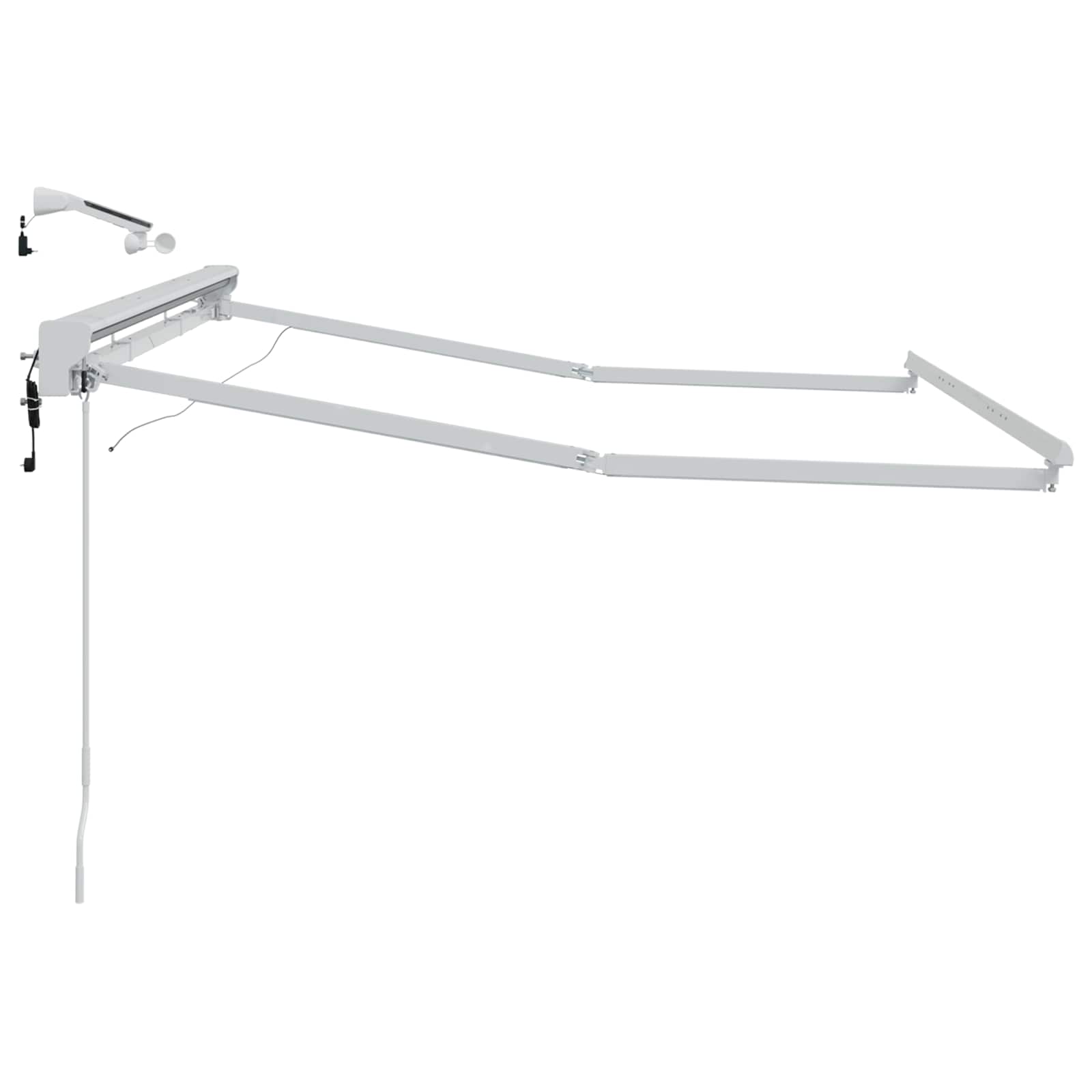 Elektrisch Zonnescherm Frame Met Led's Aluminium