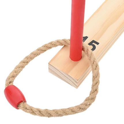 Ringwerpspelset Veelkleurig 41 X 41 X 16 Cm Massief Grenenhout