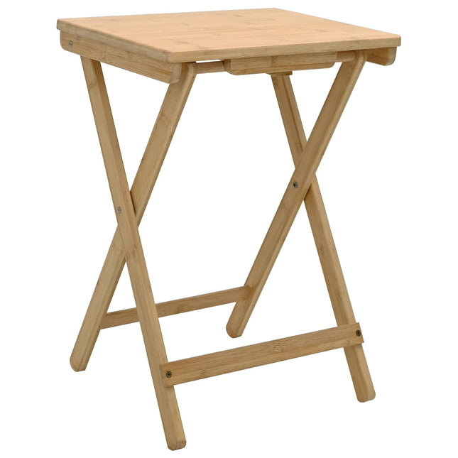 Keuken Tafel Naturel 40 X 30 X 53,5 Cm Bamboe