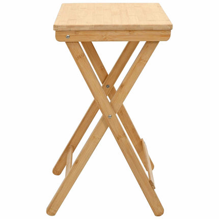 Keuken Tafel Naturel 40 X 30 X 53,5 Cm Bamboe