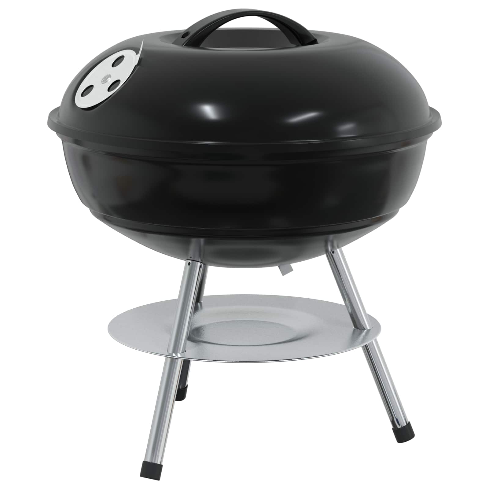 Houtskool Grill Zwart 36,5 X 36,5 X 40 Cm
