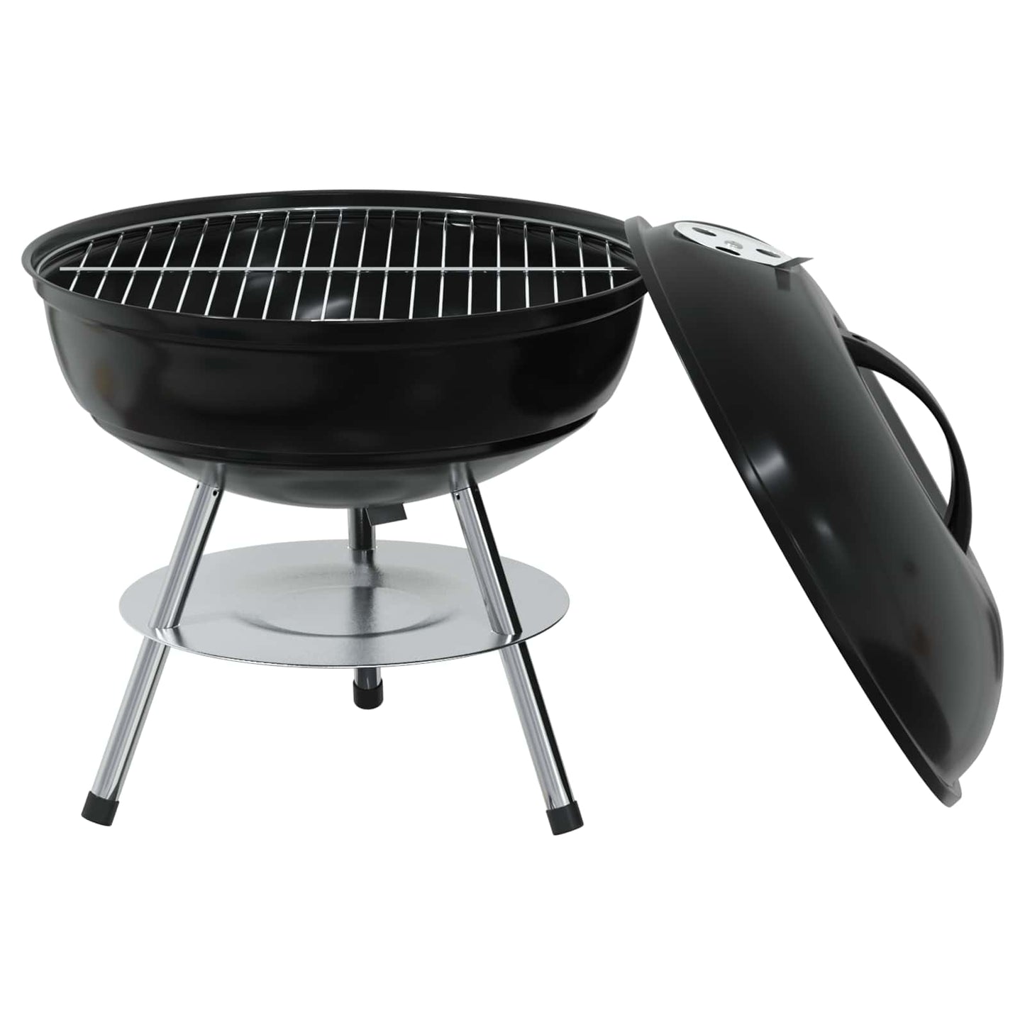 Houtskool Grill Zwart 36,5 X 36,5 X 40 Cm