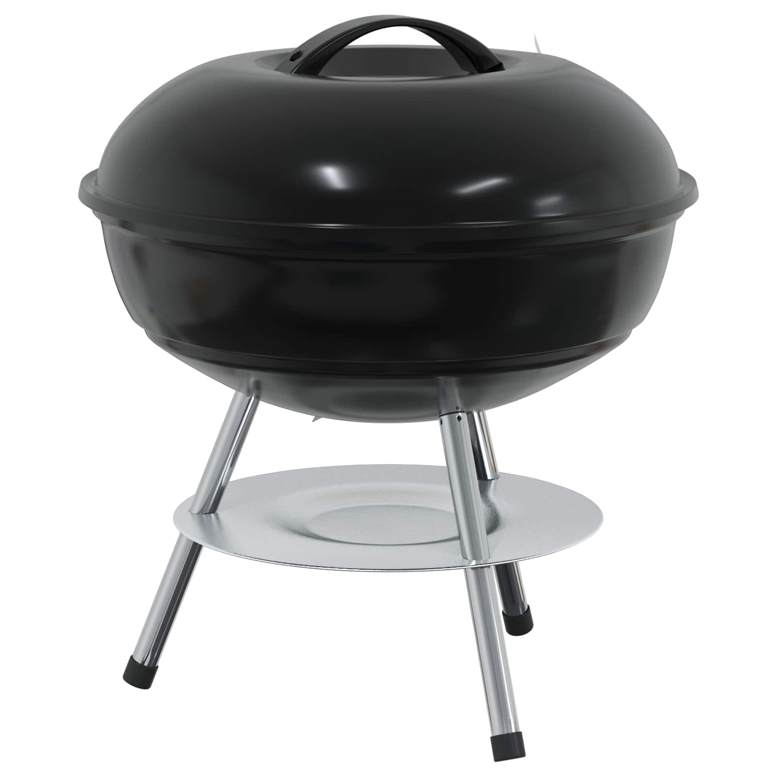 Houtskool Grill Zwart 36,5 X 36,5 X 40 Cm