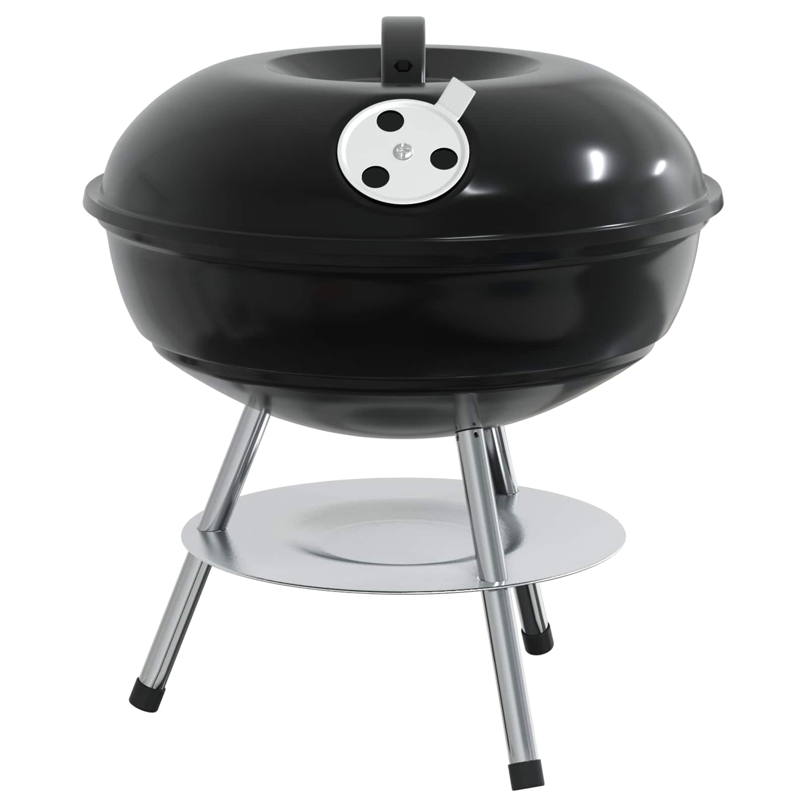 Houtskool Grill Zwart 36,5 X 36,5 X 40 Cm