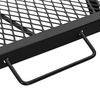Opvouwbare Camping Grill Zwart 58 X 31 X 2 Cm Legeringen Staal