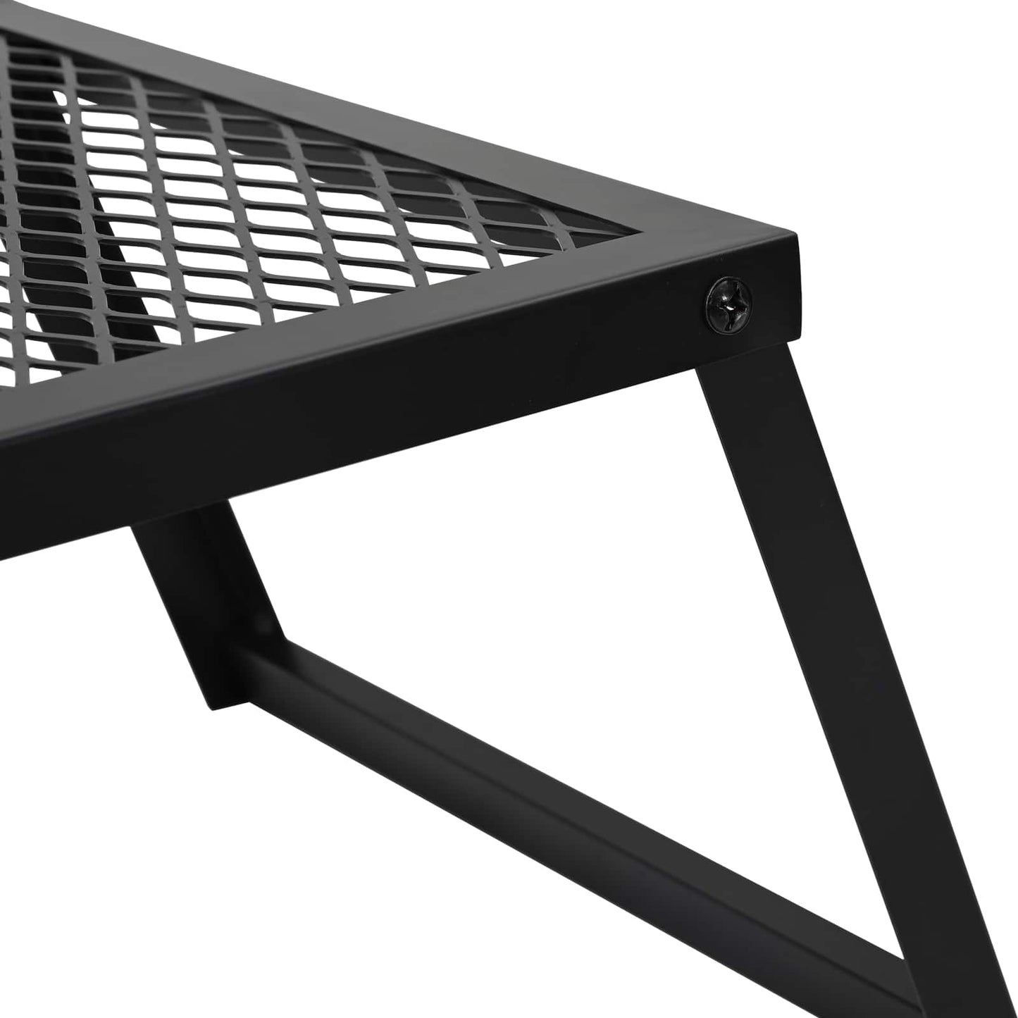 Opvouwbare Camping Grill Zwart 58 X 31 X 2 Cm Legeringen Staal