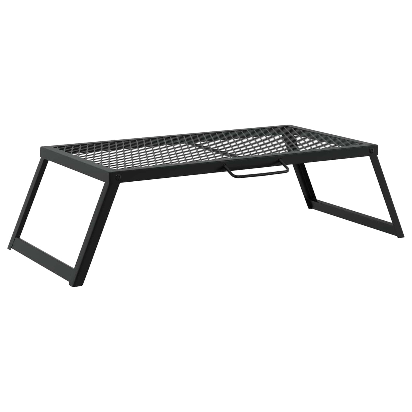 Opvouwbare Camping Grill Zwart 58 X 31 X 2 Cm Legeringen Staal