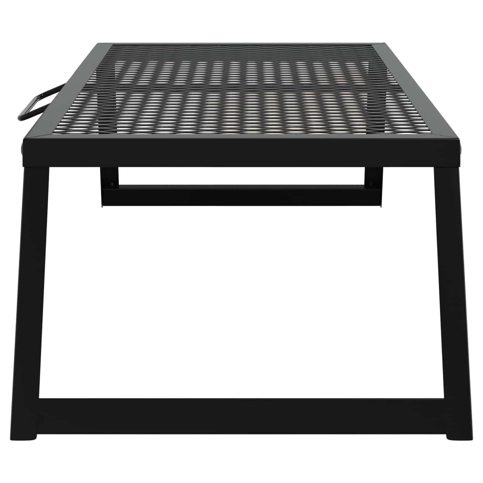Opvouwbare Camping Grill Zwart 58 X 31 X 2 Cm Legeringen Staal