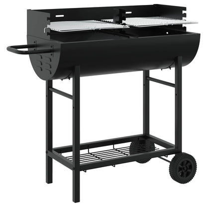 Houtskoolgrill 96,5 X 42,5 X 88,5 Cm Zwart
