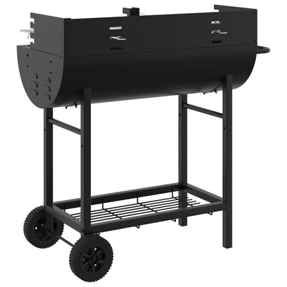 Houtskoolgrill 96,5 X 42,5 X 88,5 Cm Zwart