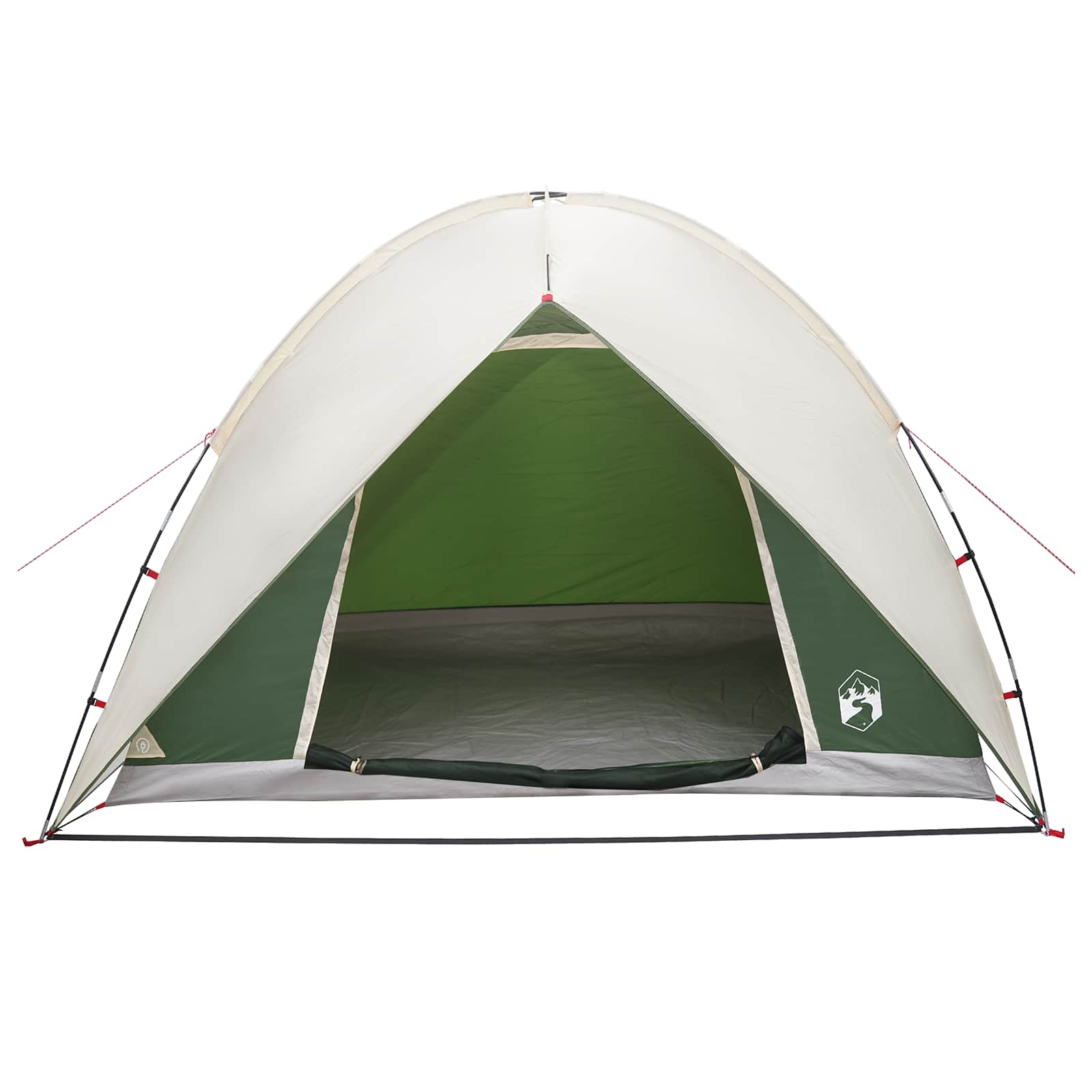 Camping Tent Met Regenhoes Waterdicht Groen 245 X 245 X 149 Cm
