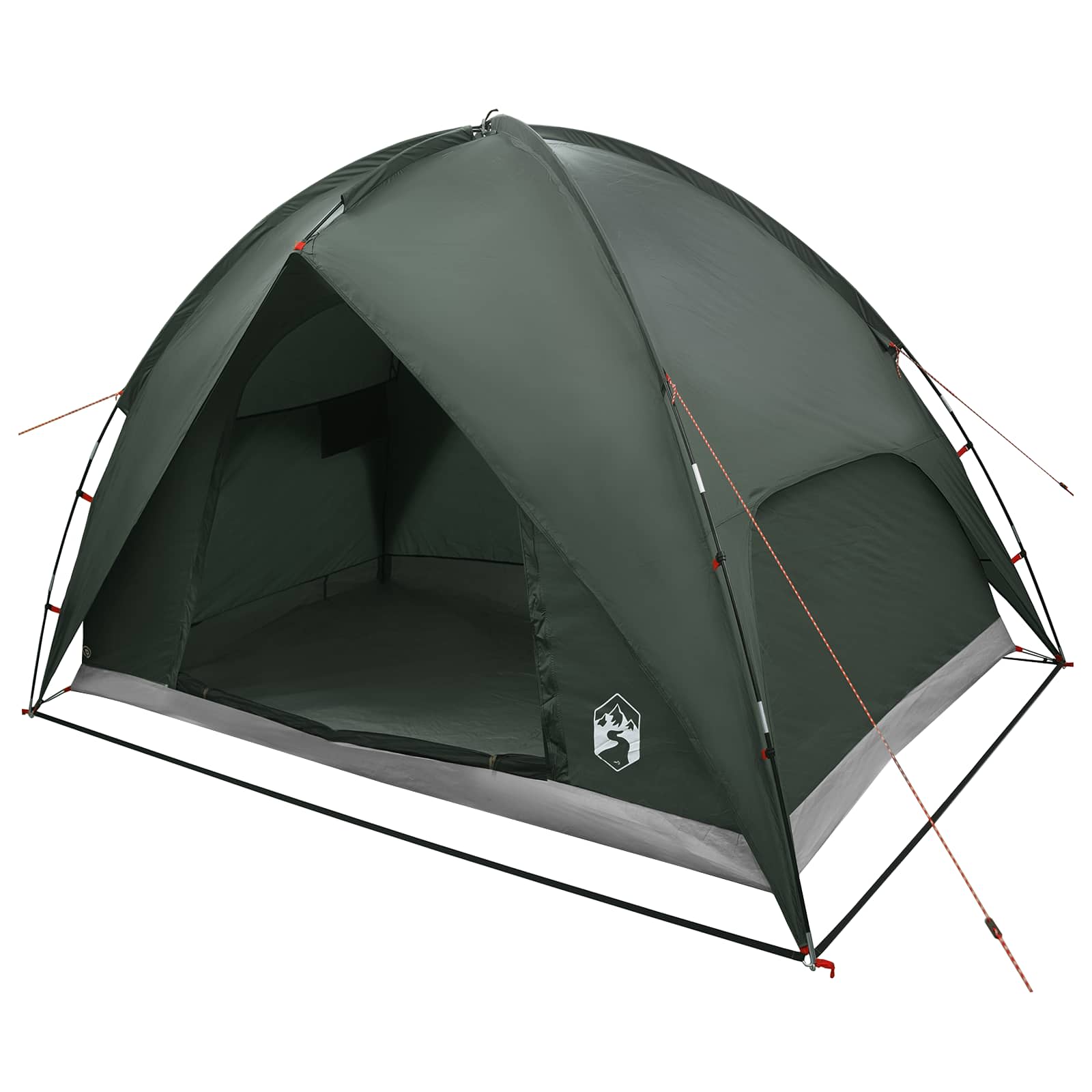 Camping Tent Met Regenhoes Waterdicht Koepel Legergroen