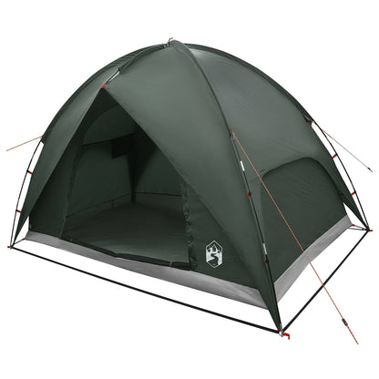 Camping Tent Met Regenhoes Waterdicht Koepel Legergroen