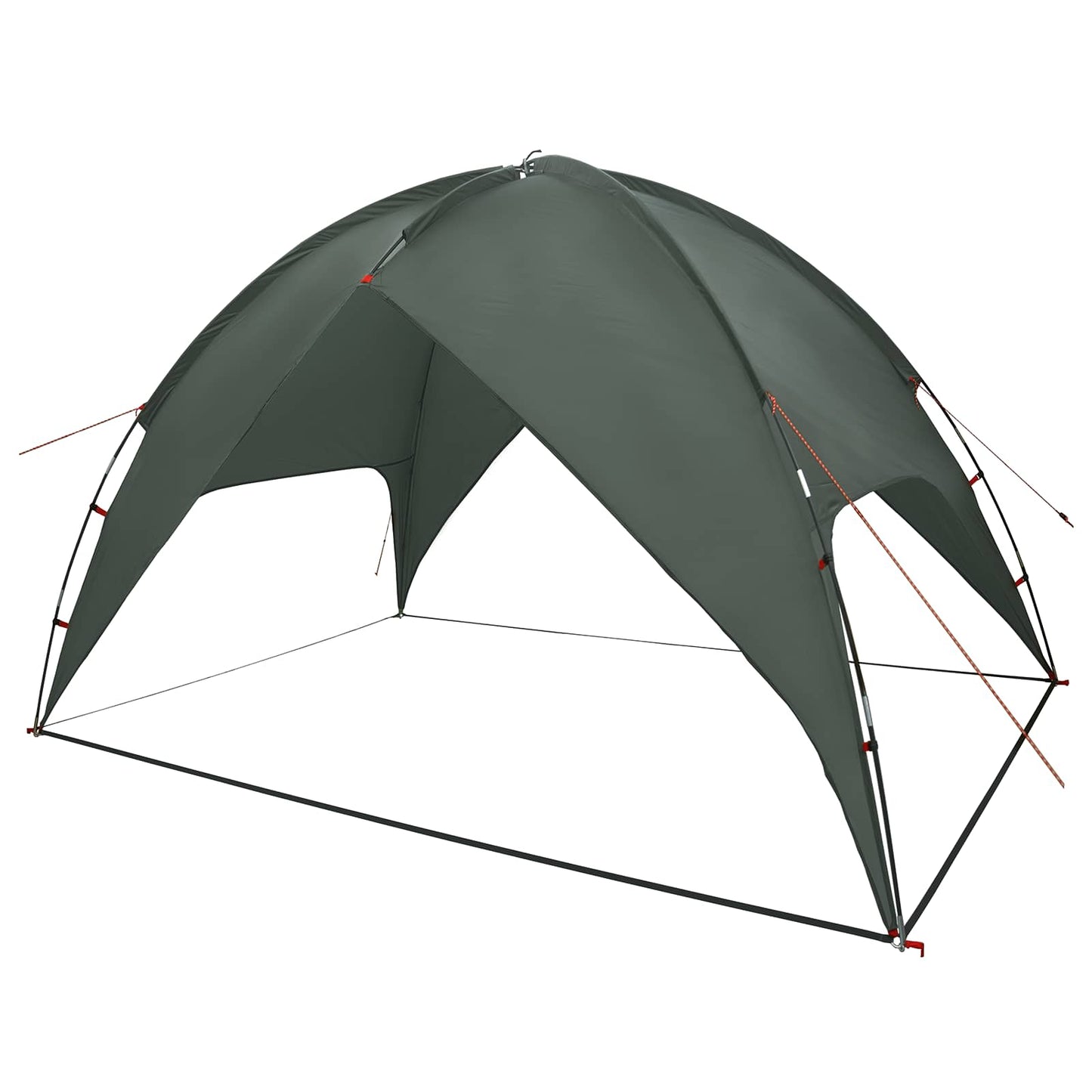 Camping Tent Met Regenhoes Waterdicht Koepel Legergroen