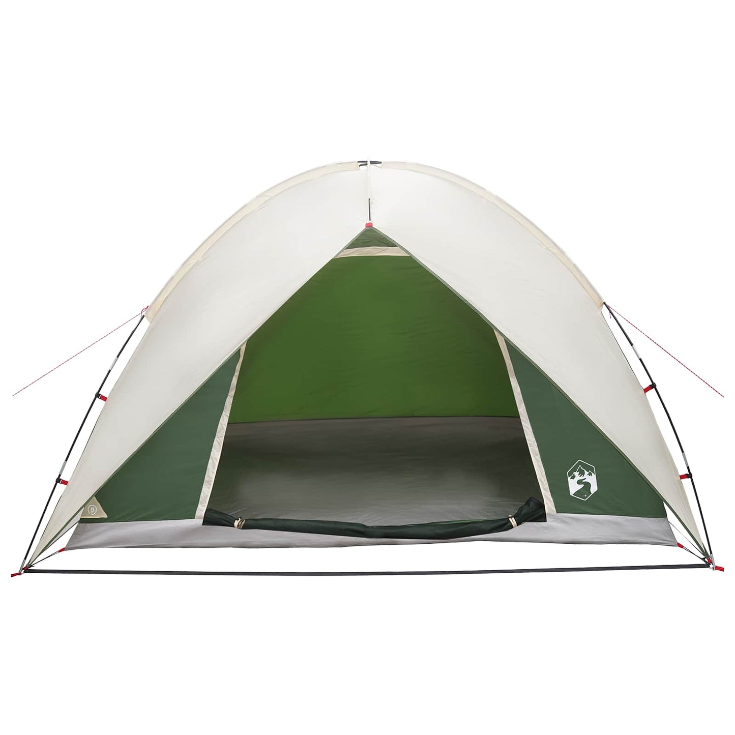 Camping Tent Met Regenhoes Waterdicht Koepel Groen 4-Persoons