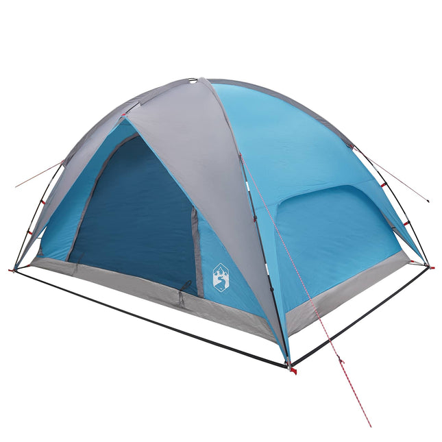 Camping Tent Met Regenhoes Waterdicht Blauw 310 X 245 X 160 Cm