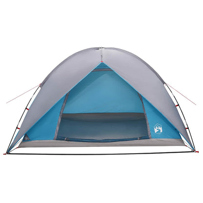 Camping Tent Met Regenhoes Waterdicht Blauw 310 X 245 X 160 Cm
