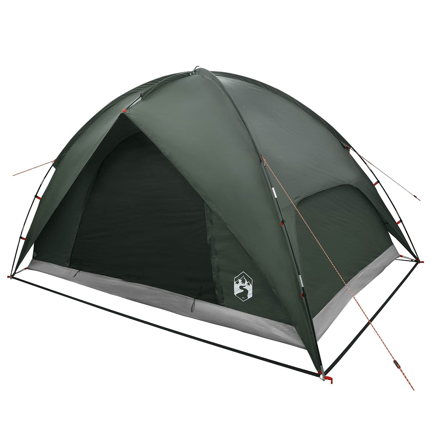 Camping Tent Met Regenhoes Waterdicht Koepel Legergroen