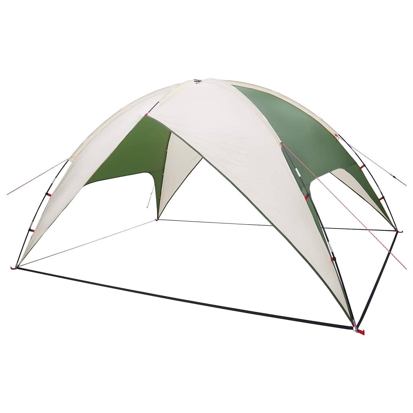 Camping Tent Met Regenhoes Waterdicht Groen 360 X 245 X 185 Cm
