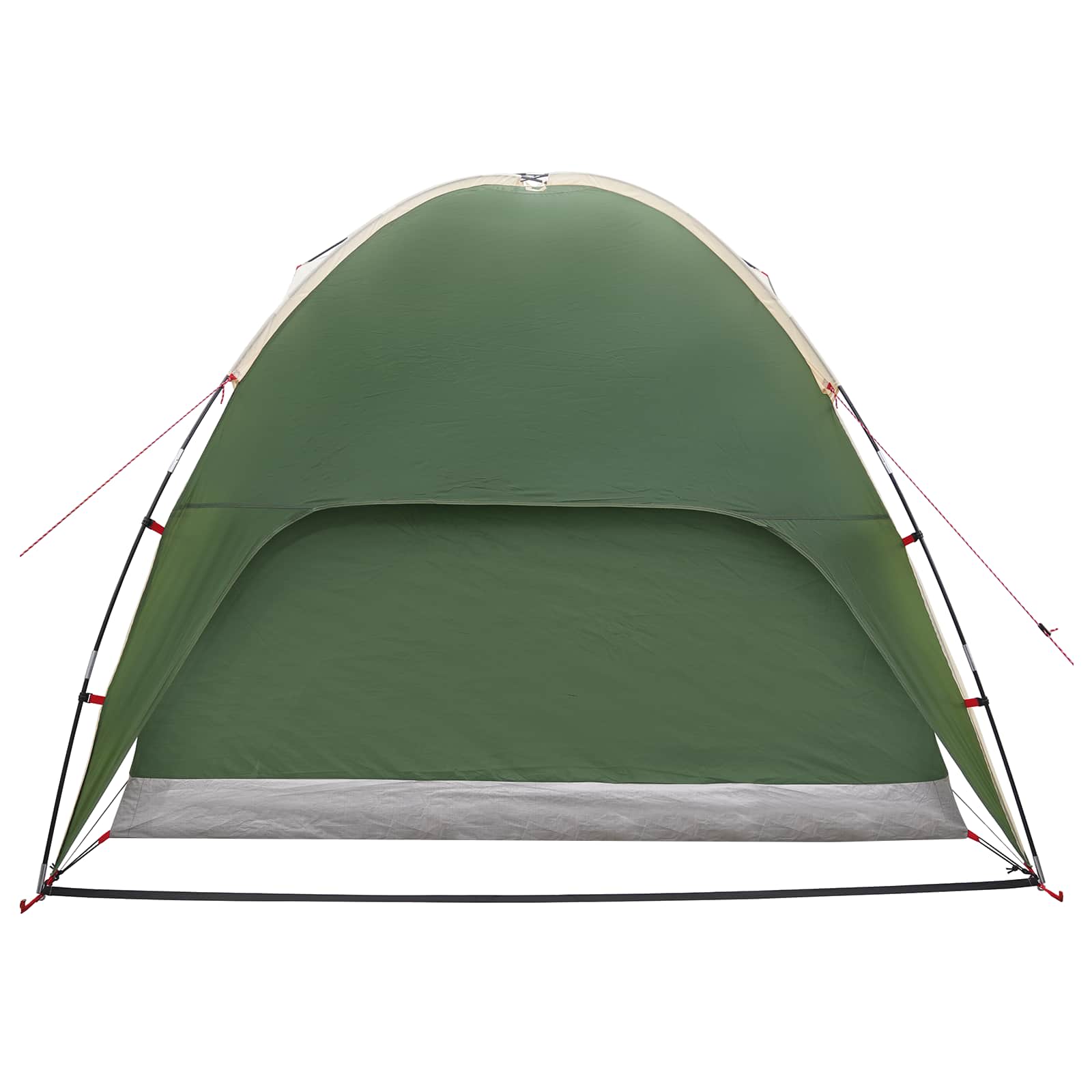 Camping Tent Met Regenhoes Waterdicht Groen 360 X 245 X 185 Cm