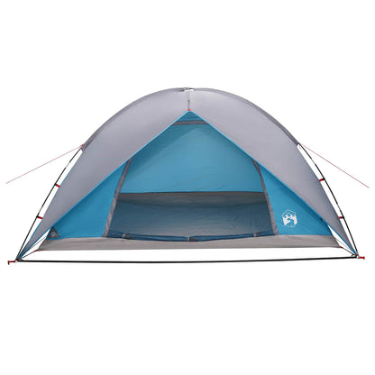 Camping Tent Met Regenhoes Waterdicht Blauw 360 X 245 X 185 Cm