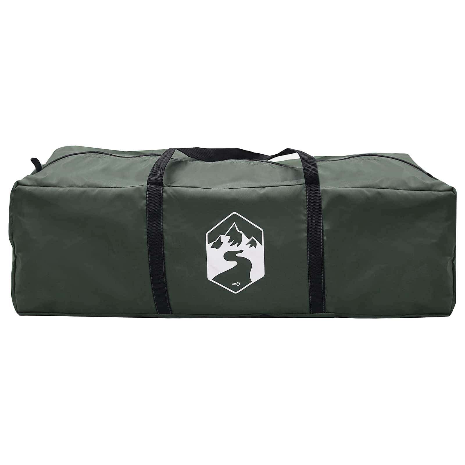 Camping Tent Met Regenhoes Waterdicht Koepel Legergroen
