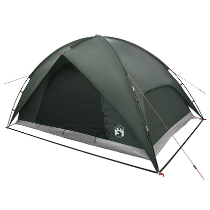 Camping Tent Met Regenhoes Waterdicht Koepel Legergroen