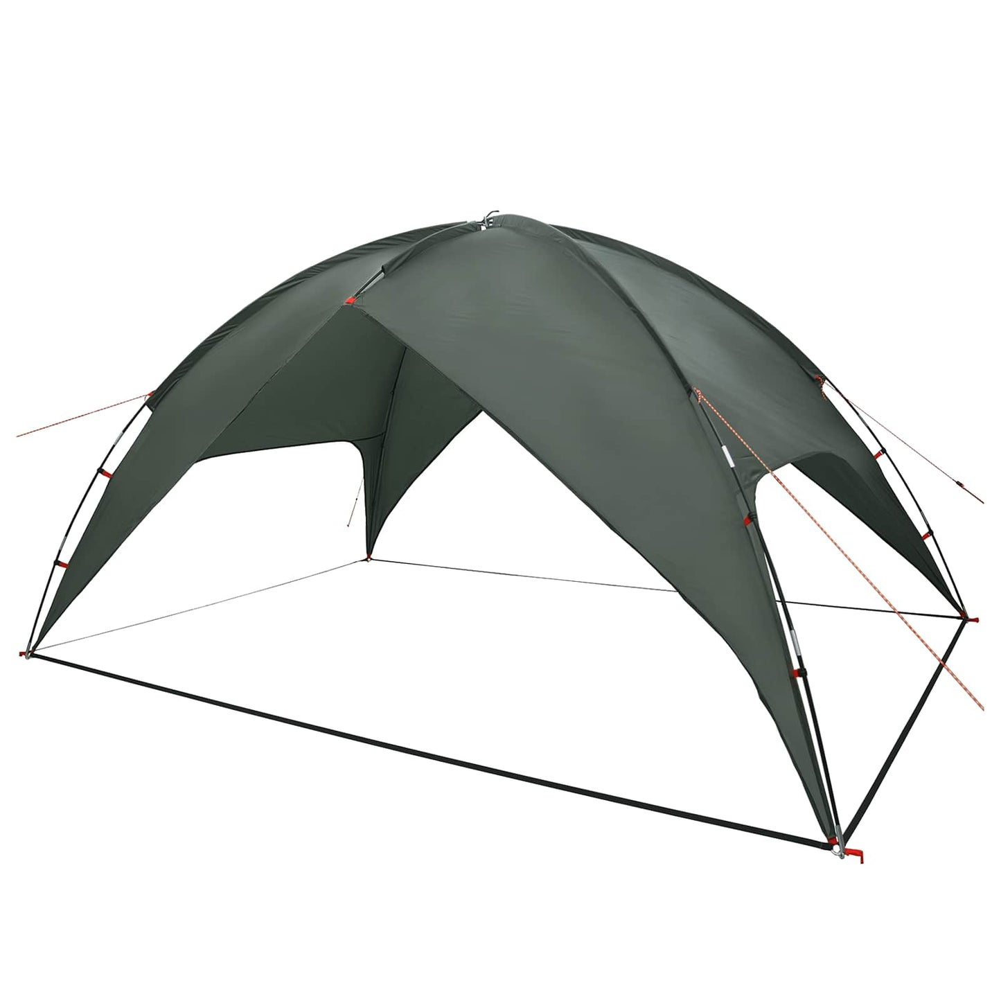 Camping Tent Met Regenhoes Waterdicht Koepel Legergroen
