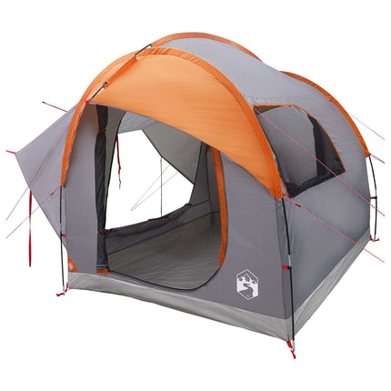 Autotent Grijs En Oranje 239 X 210 X 210 Cm Polyester En Staal