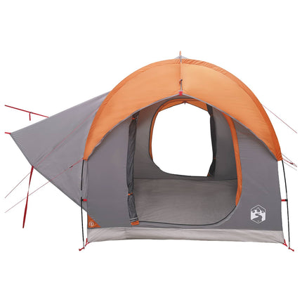 Autotent Grijs En Oranje 239 X 210 X 210 Cm Polyester En Staal