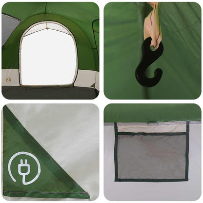 Tailgate Tent Met Regenfly Waterdicht Groen 4-Persoons