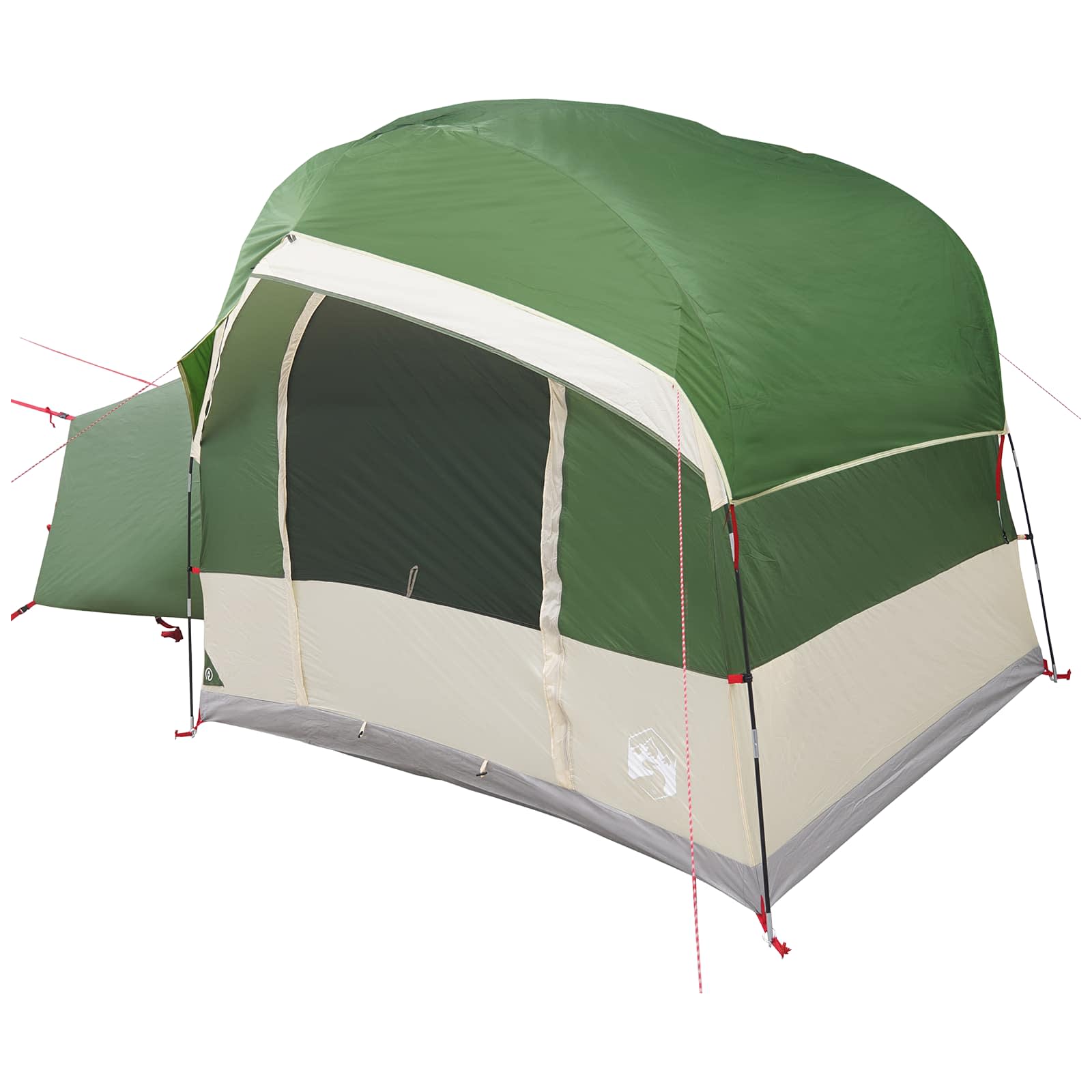 Tailgate Tent Met Regenfly Waterdicht Groen 4-Persoons