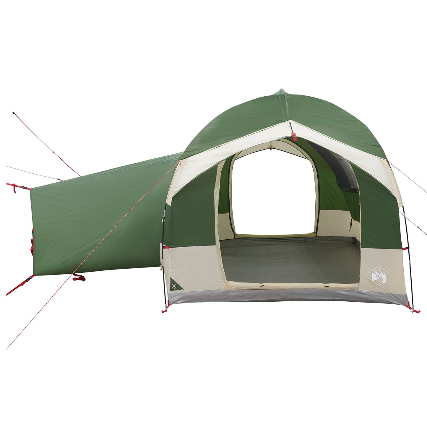 Tailgate Tent Met Regenfly Waterdicht Groen 4-Persoons